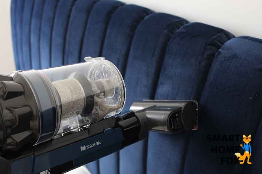 Man sieht den Proscenic P10 als Akkuhandstaubsauger.